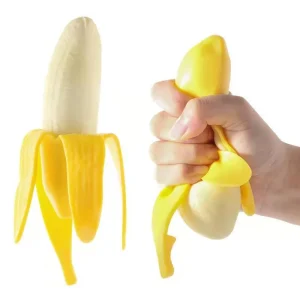 Banana Slug Fidget Squeeze Stress Relief Hand Toy