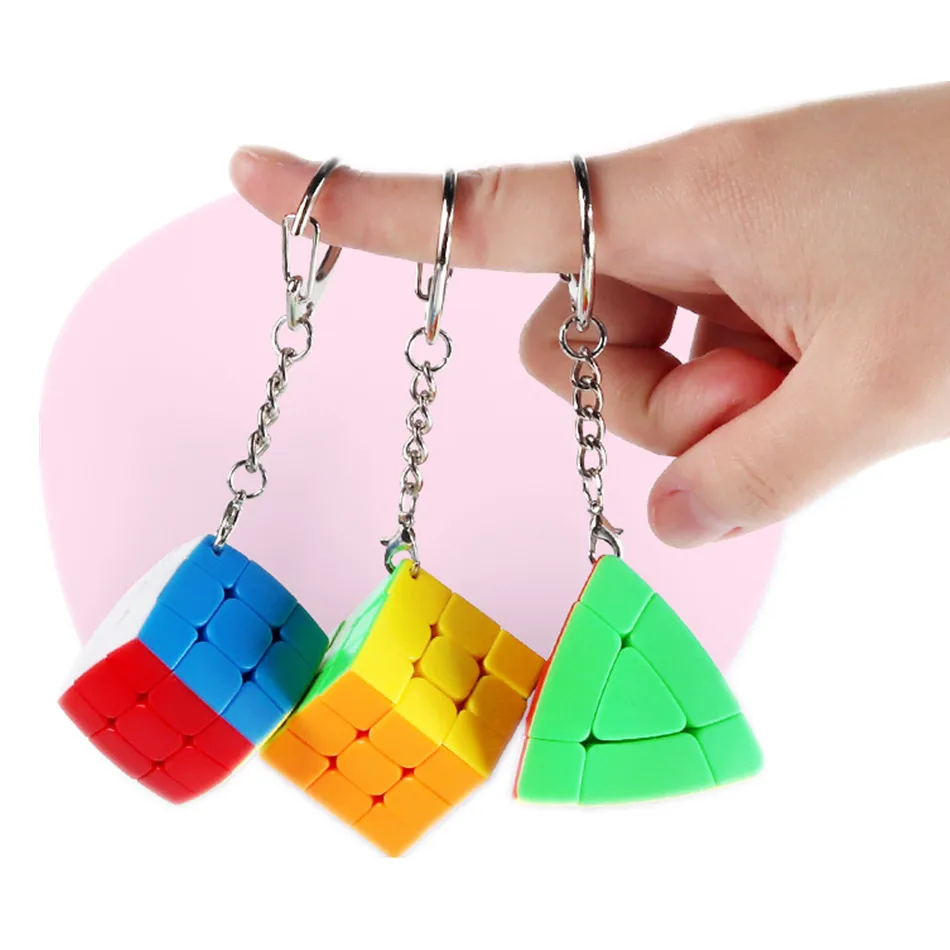 Mini Fidget Cube Keychain Playfidgettoy