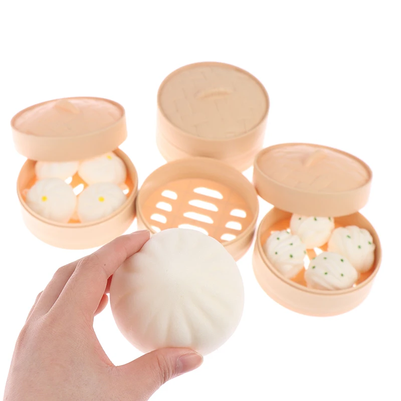 Simulation Steamed Buns Squishy Fidget Toys - Playfidgettoy